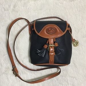 Dooney & Bourke Crossbody Purse Black and Tan